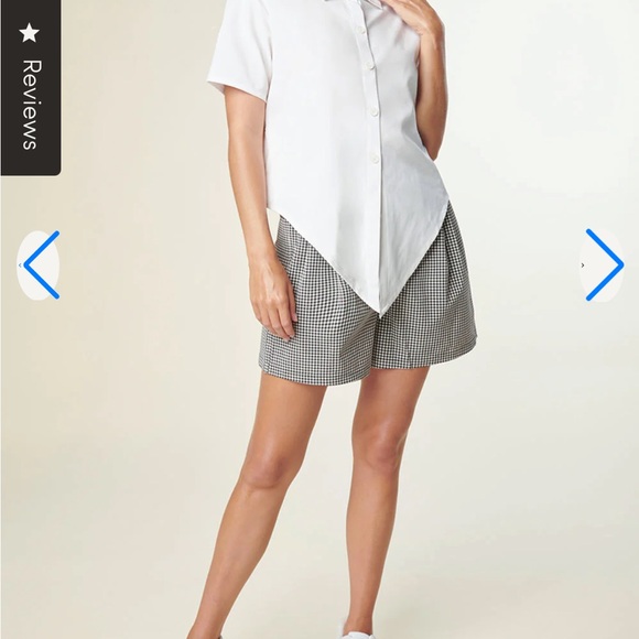 Wayre - Tie Front Button Up Crop - Milk - Picture 5 of 6